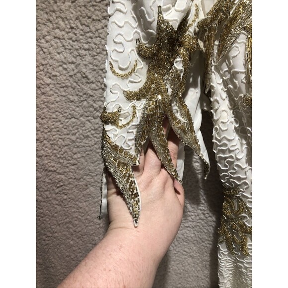 CLAIRES’S COLLECTION Beauty white Pageant Cocktail Gown SIZE In Measurements - Picture 7 of 16